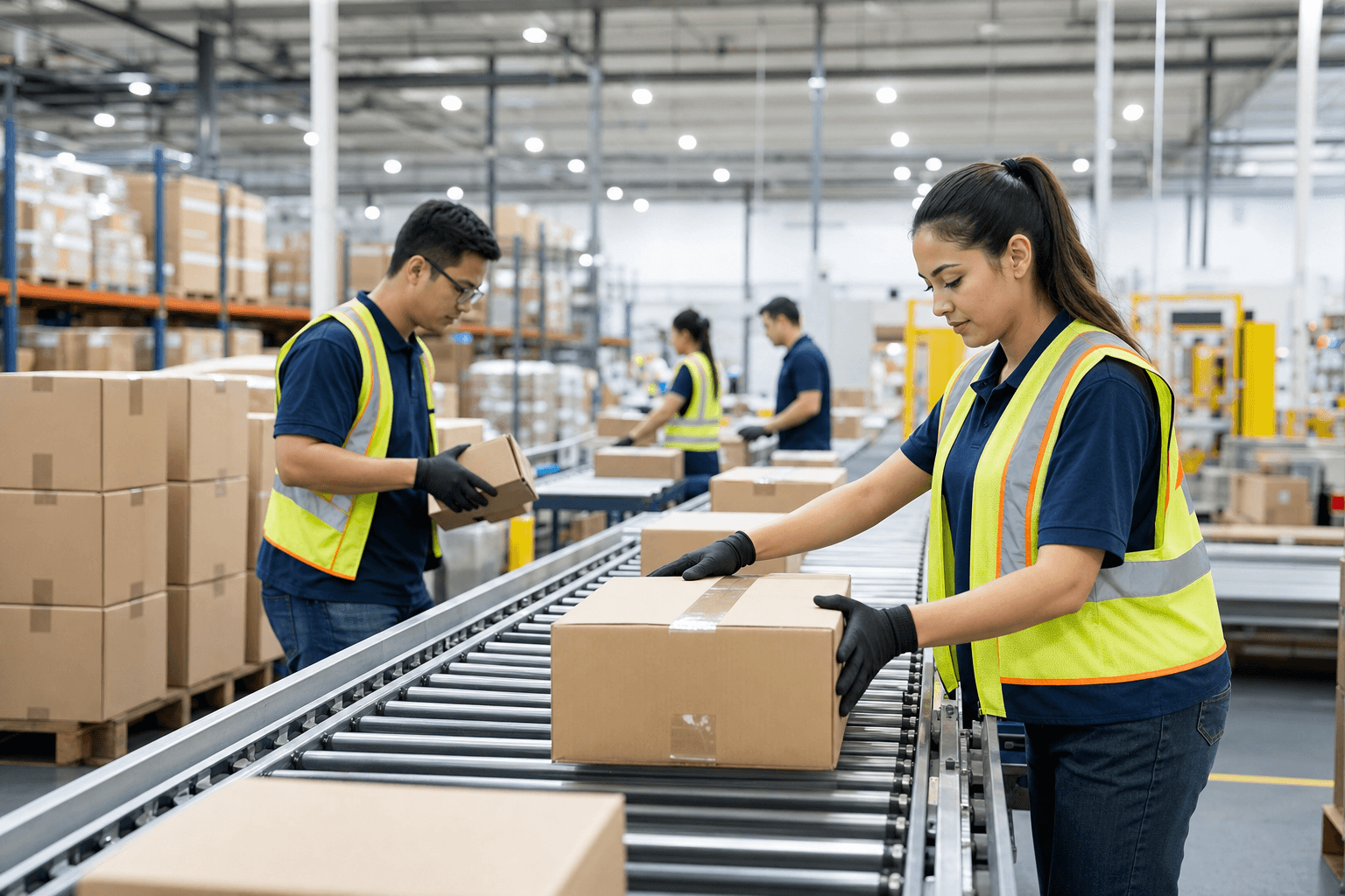 Fast shipping and order dispatch from fulfillment center